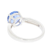 Sterling Silver Semi Mount Ring Setting Round RD 8x8mm White Topaz PJC4624R - Syzjewelry